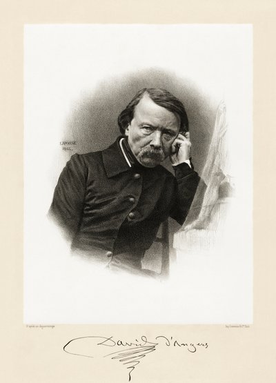 Pierre Jean David by Jean Baptiste Adolphe Lafosse